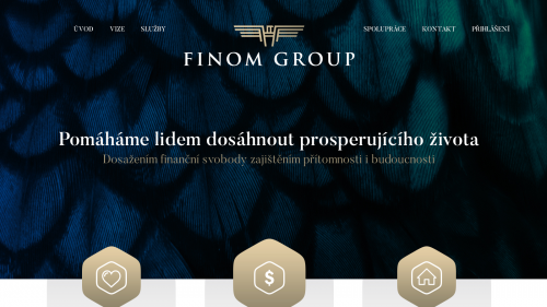Web Finom Group od Strategonu 